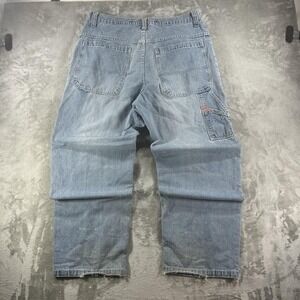 Y2K Paco Jean Company Jeans Mens 36x30 Blue Light Wash Relaxed Carpenter Denim